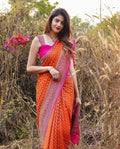 Art Silk Jacquard Border Saree