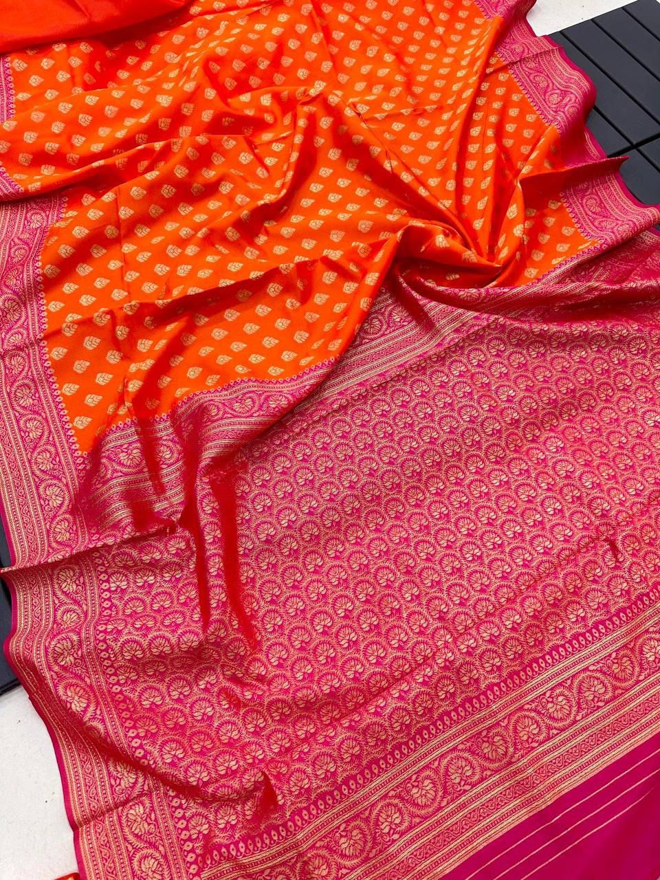 Art Silk Jacquard Border Saree